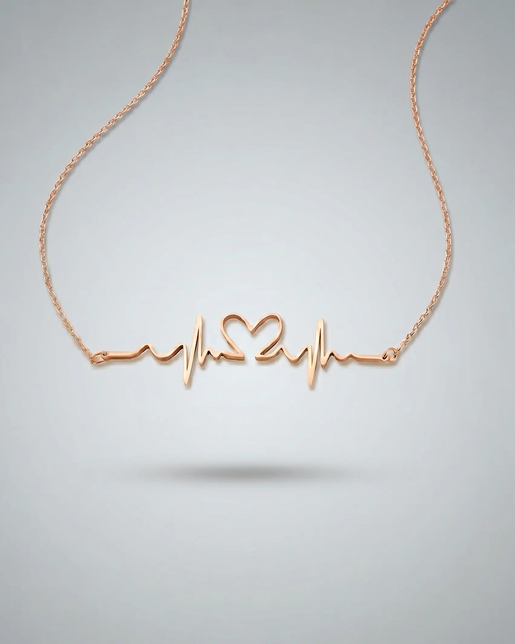 Personalize Your ECG Heart Lifeline Necklace - Fashion Necklace by BLINGLANE