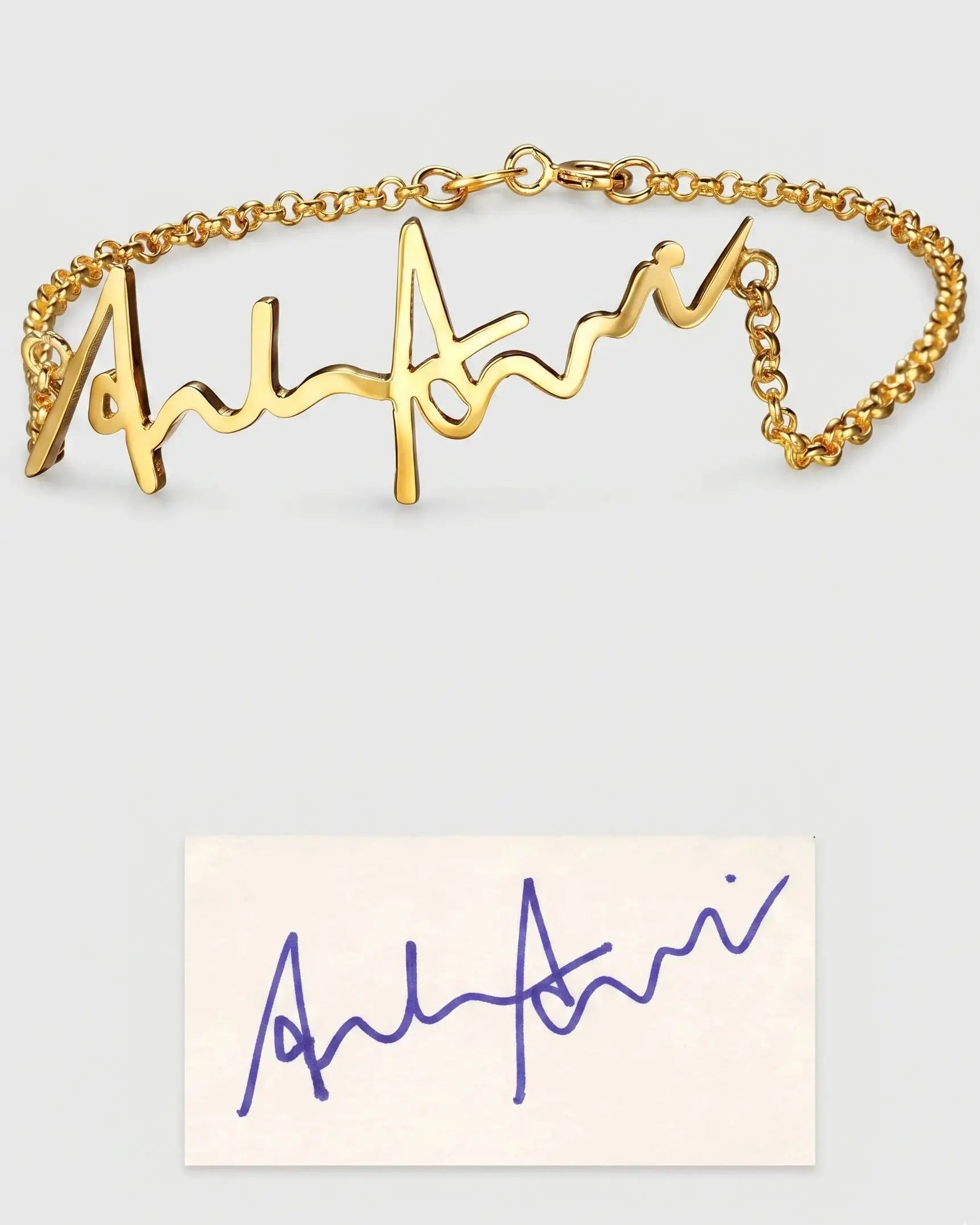 Personalize Your Handwritten Signature Bracelet - Fashion Bracelet by BLINGLANE