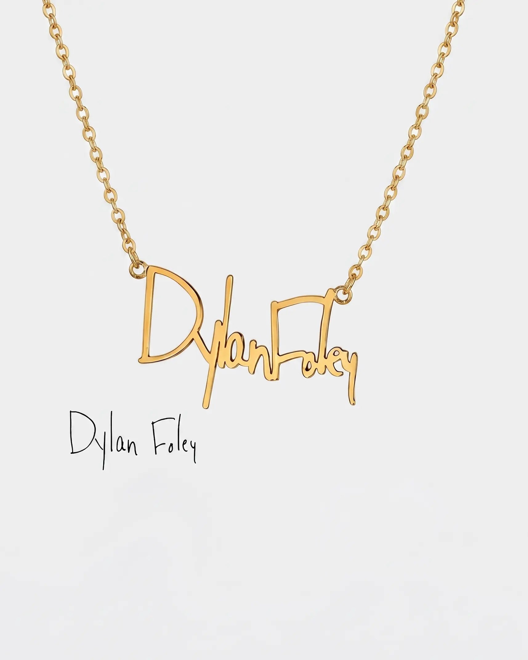Personalize Your Handwritten Signature Necklace - Fashion Necklace by BLINGLANE