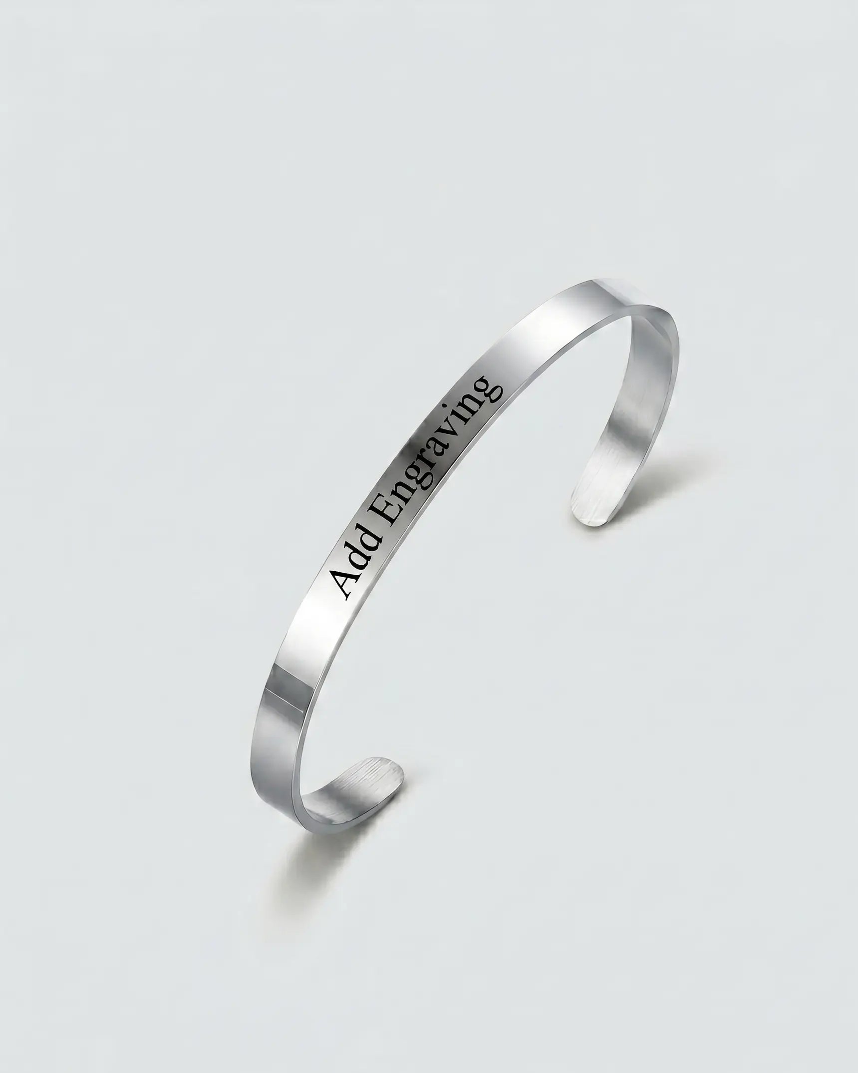 Personalize Your Name 6 mm Cuff Bangle - Fashion Bangle by BLINGLANE