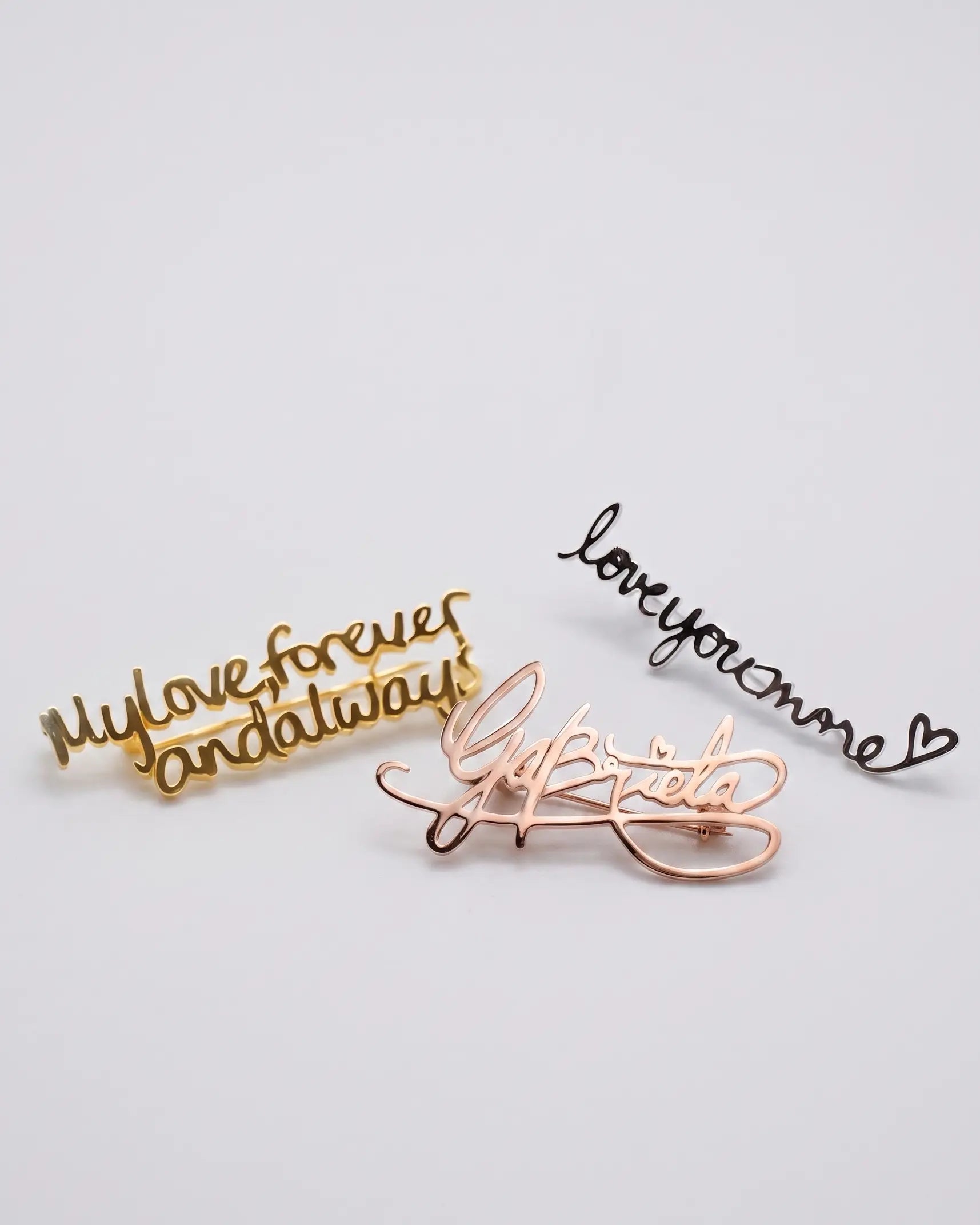 Personalize Your Name Brooch - Fashion Brooch by BLINGLANE