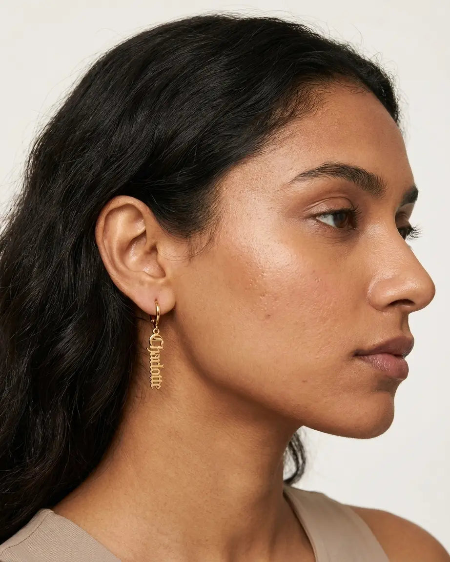 Personalize Your Name Earrings- Tailor - Fashion Earrings by BLINGLANE