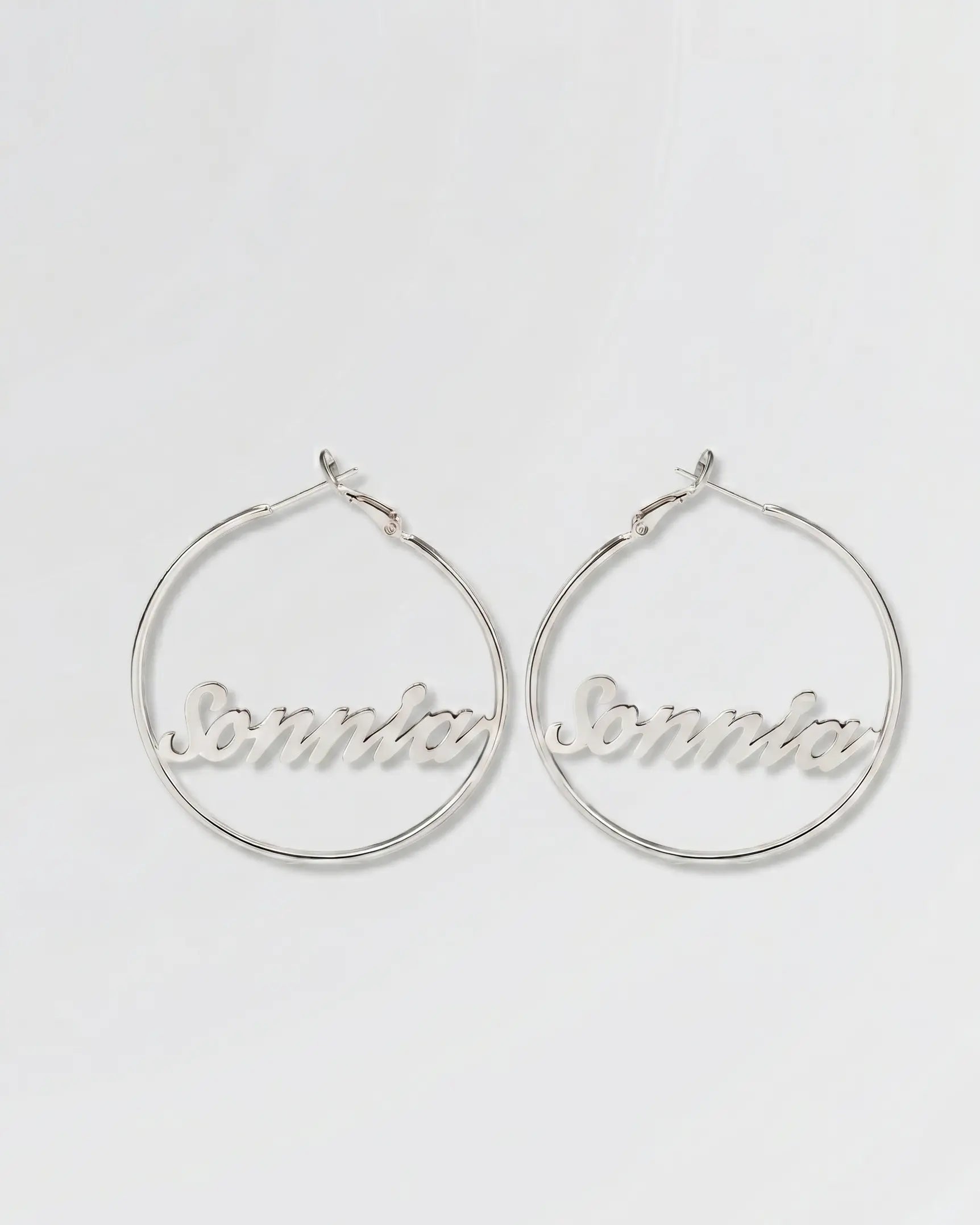 Personalize Your Name Hoop Earrings - Fashion Earrings by BLINGLANE