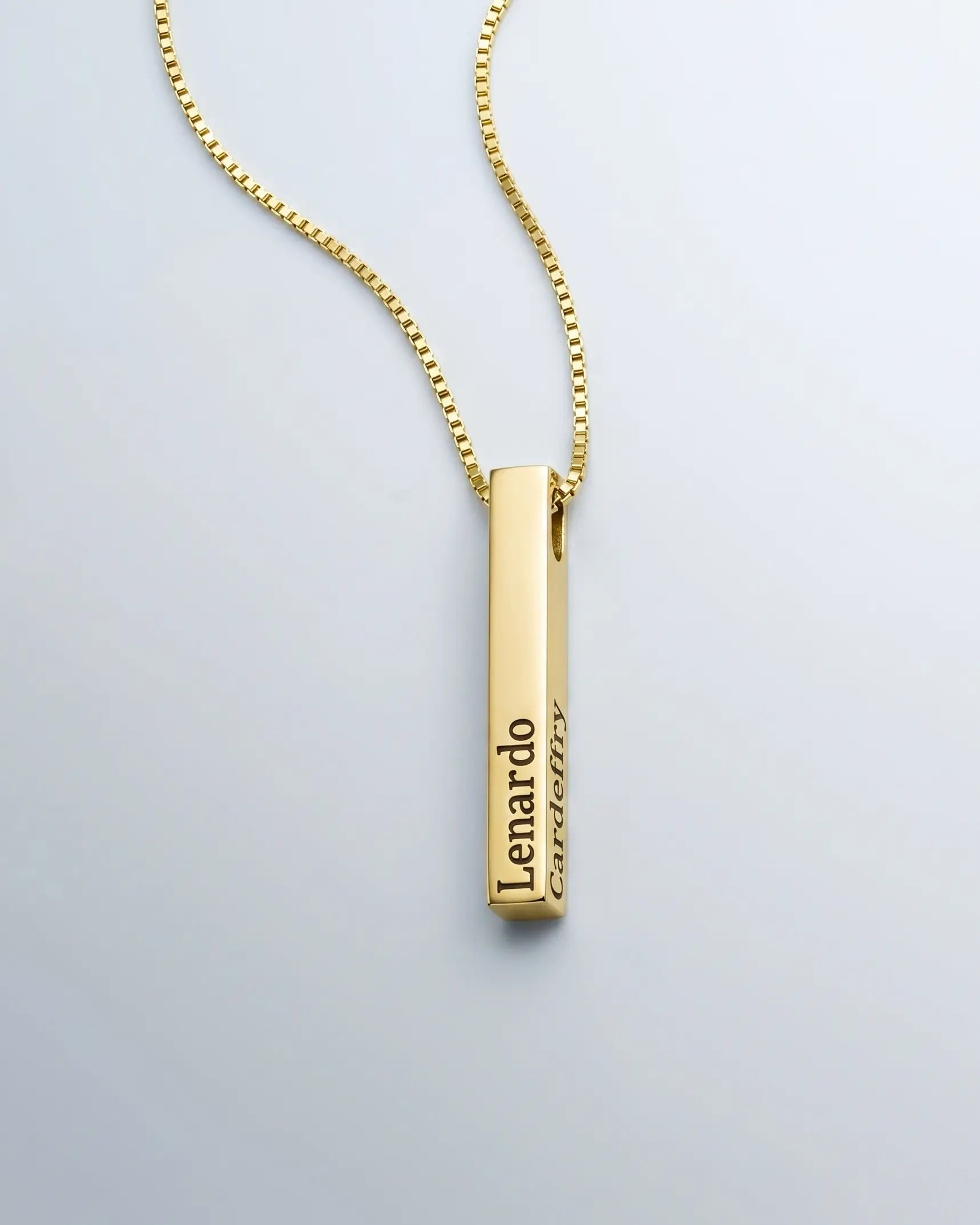Personalize Your Name Vertical Bar Necklace - Fashion Necklace by BLINGLANE