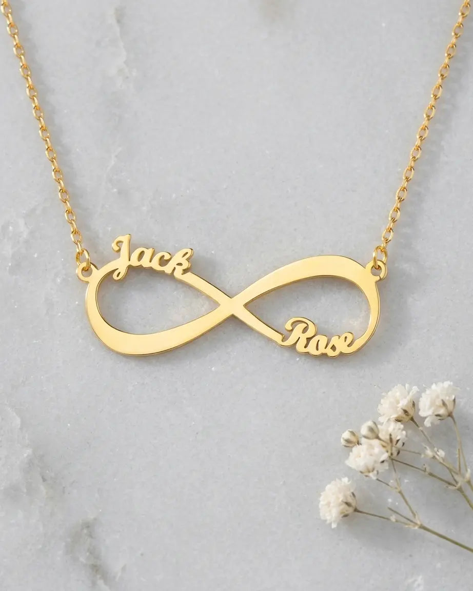 Personalize Your Names Infinity Necklace - Fashion Necklace by BLINGLANE