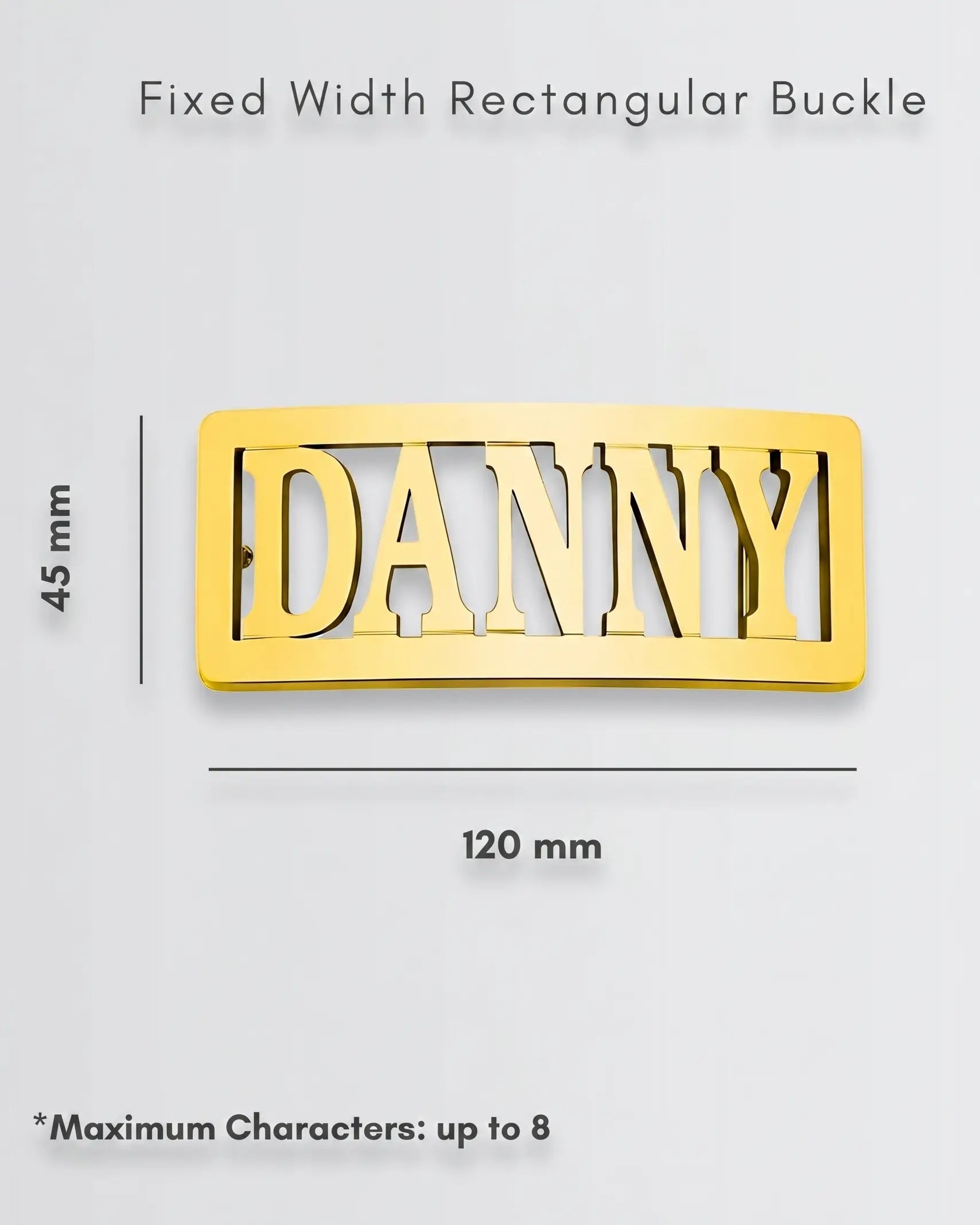 Personalize Your Rectangular Belt Buckle - Fashion Belt Buckle by BLINGLANE