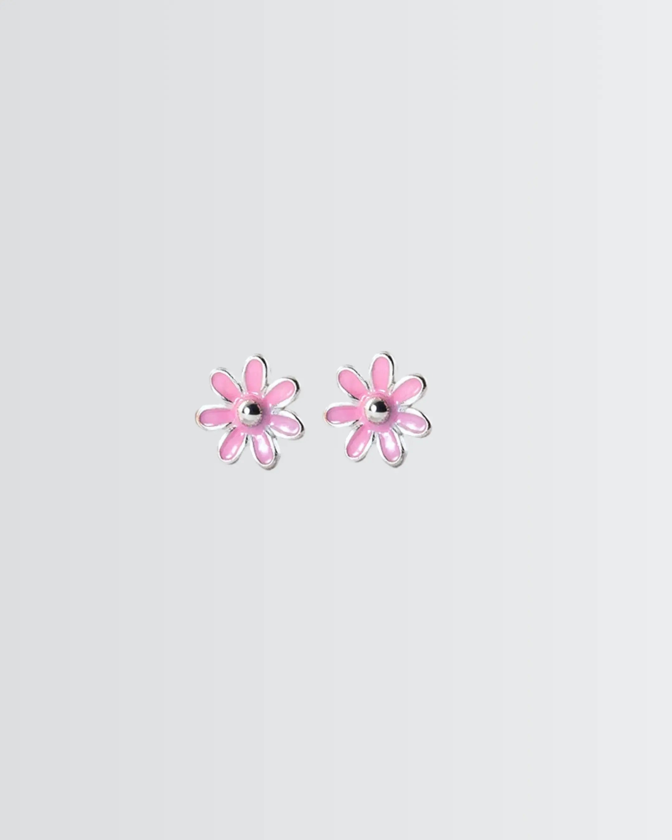 Petal Pop Studs - Silver Earrings by BLINGLANE
