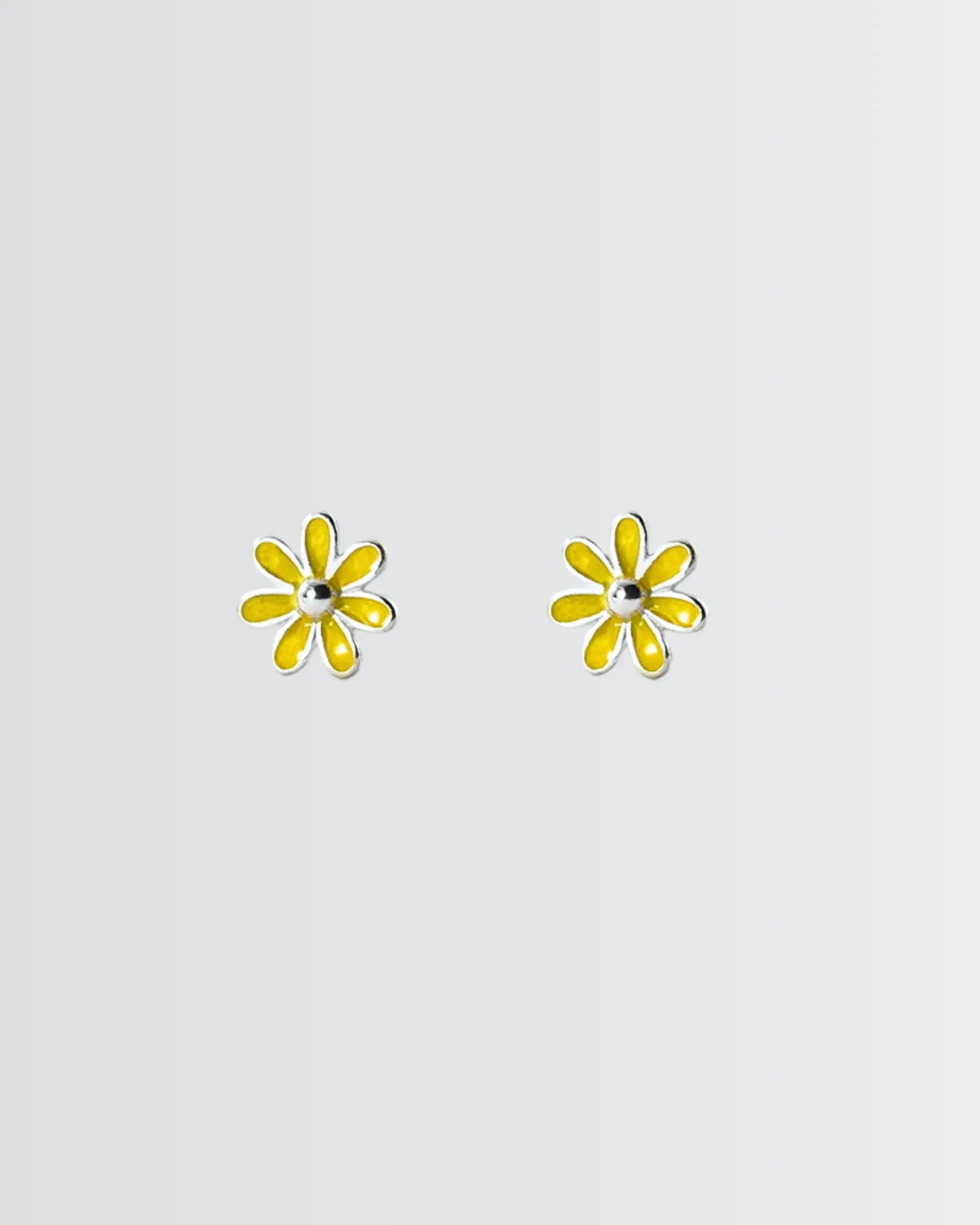 Petal Pop Studs - Silver Earrings by BLINGLANE