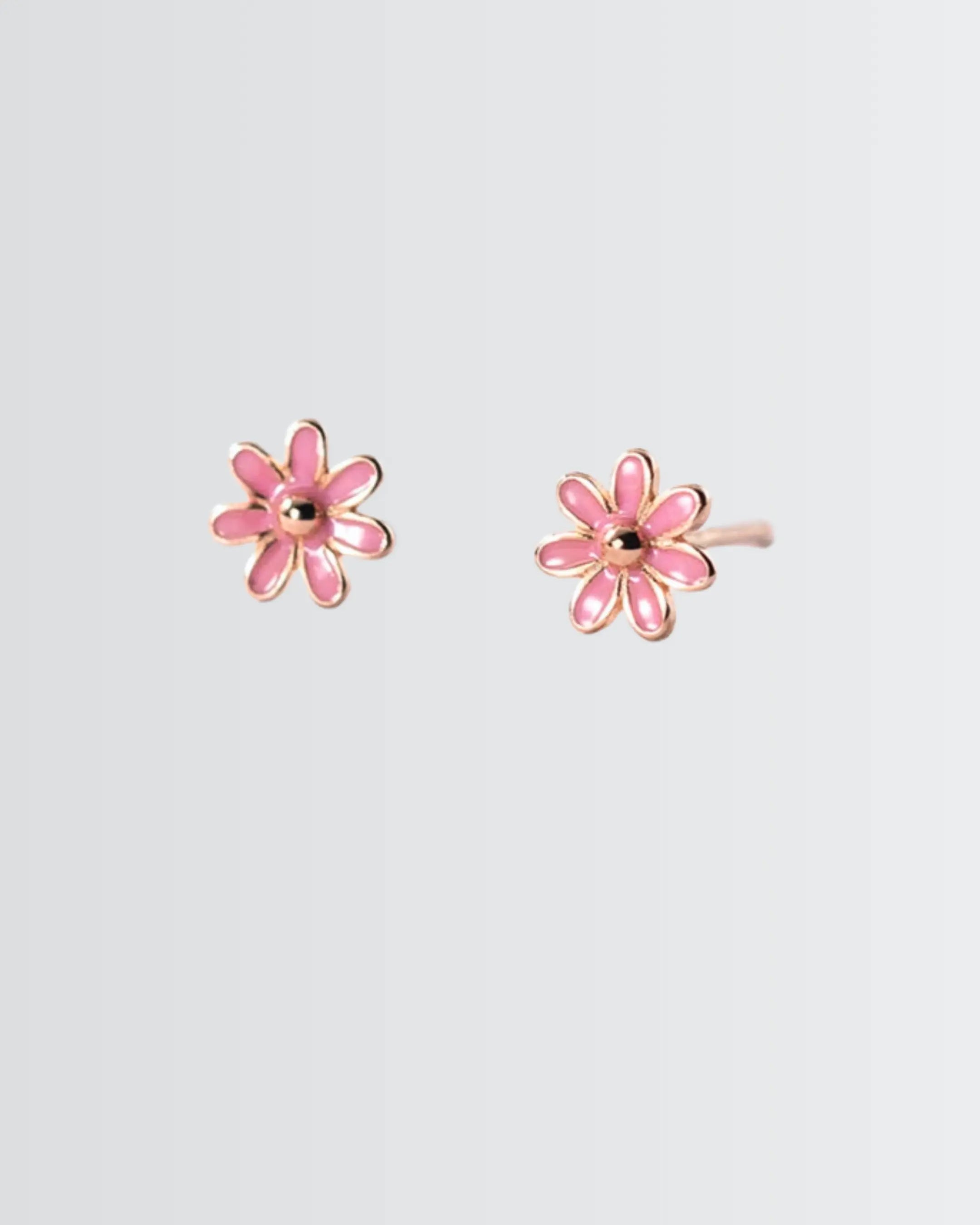 Petal Pop Studs - Silver Earrings by BLINGLANE