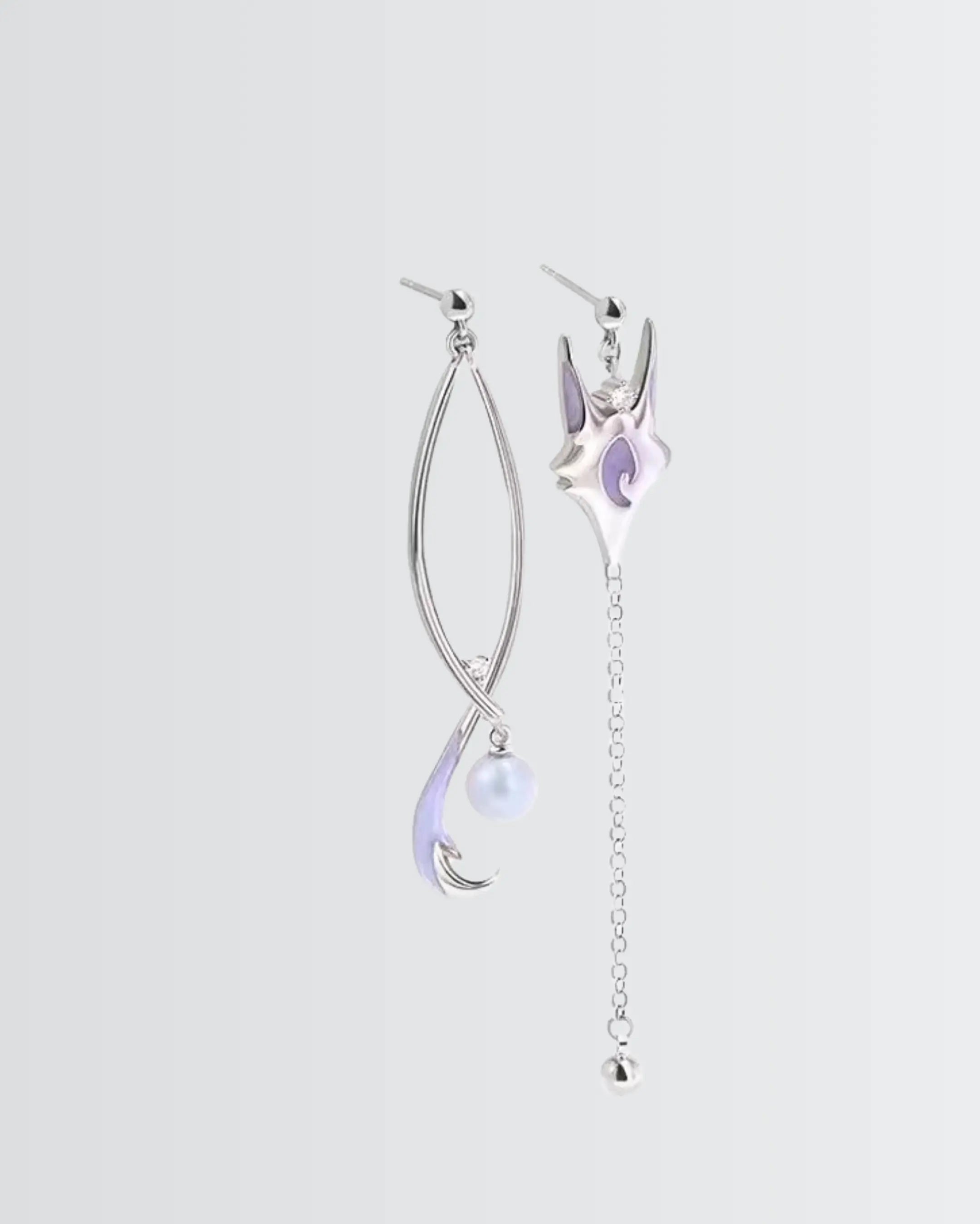 Pure Allure Elegant Earrings - Silver Earrings by BLINGLANE