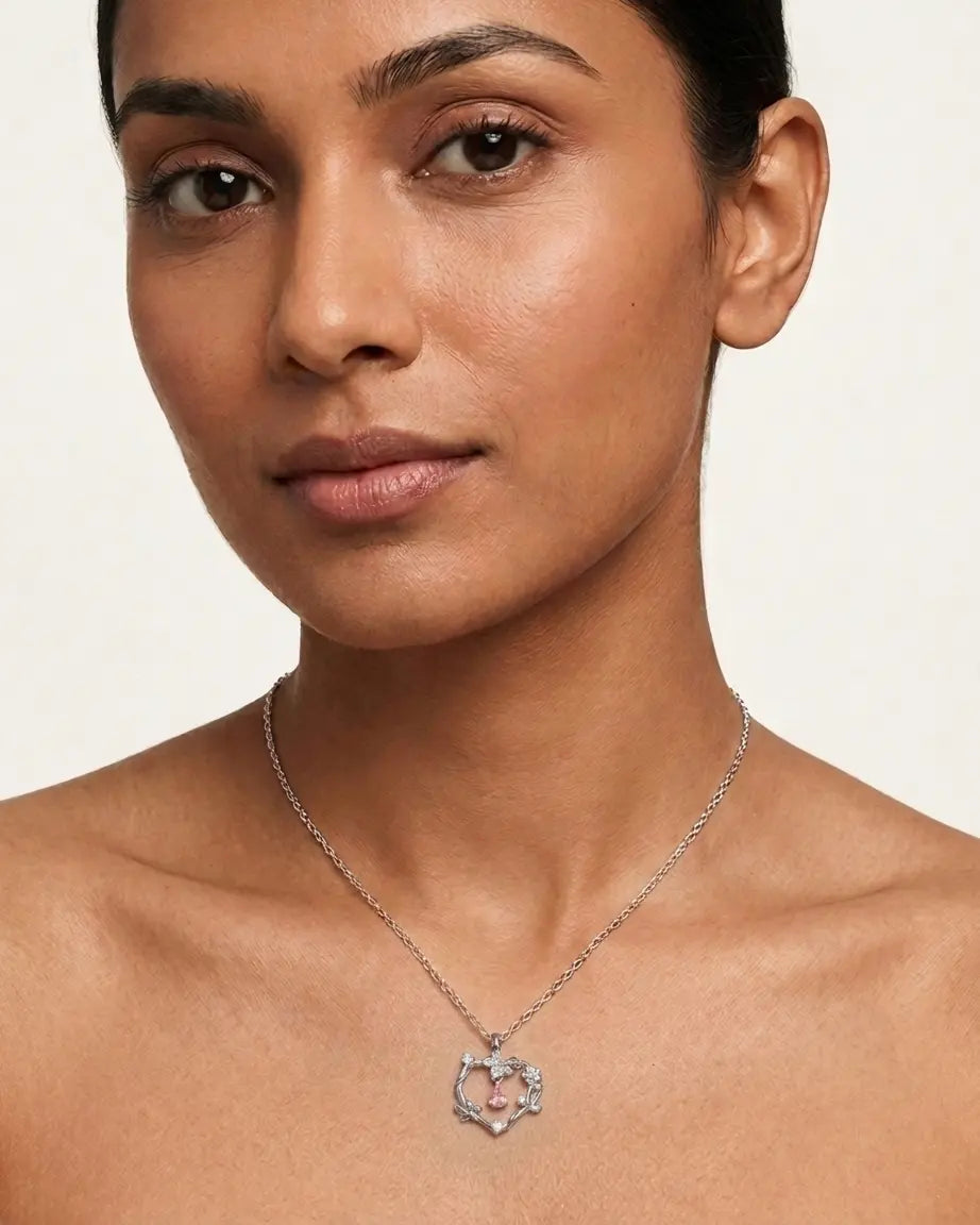 Rooted In Love Necklace - Silver Necklace by BLINGLANE