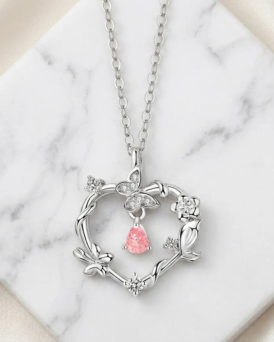 Rooted In Love Necklace - Silver Necklace by BLINGLANE