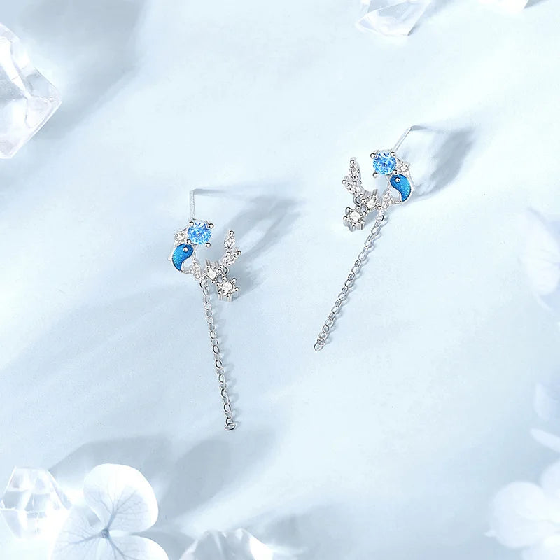 Sea Dance Dolphin Earrings