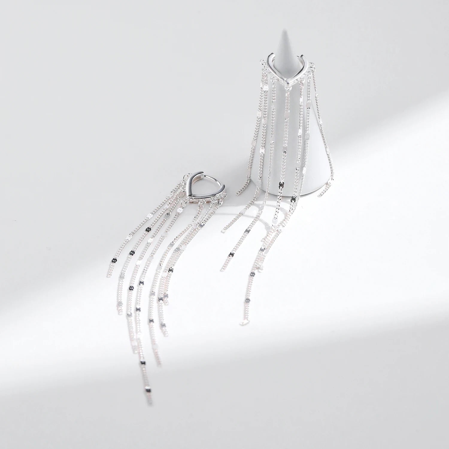 Evening Elegance Tassel Earrings