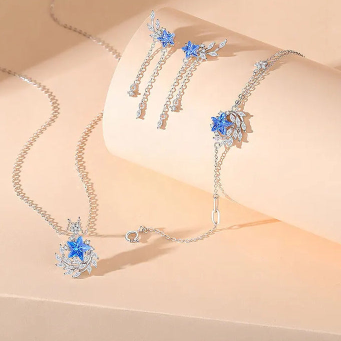 Azure Star Blush Necklace