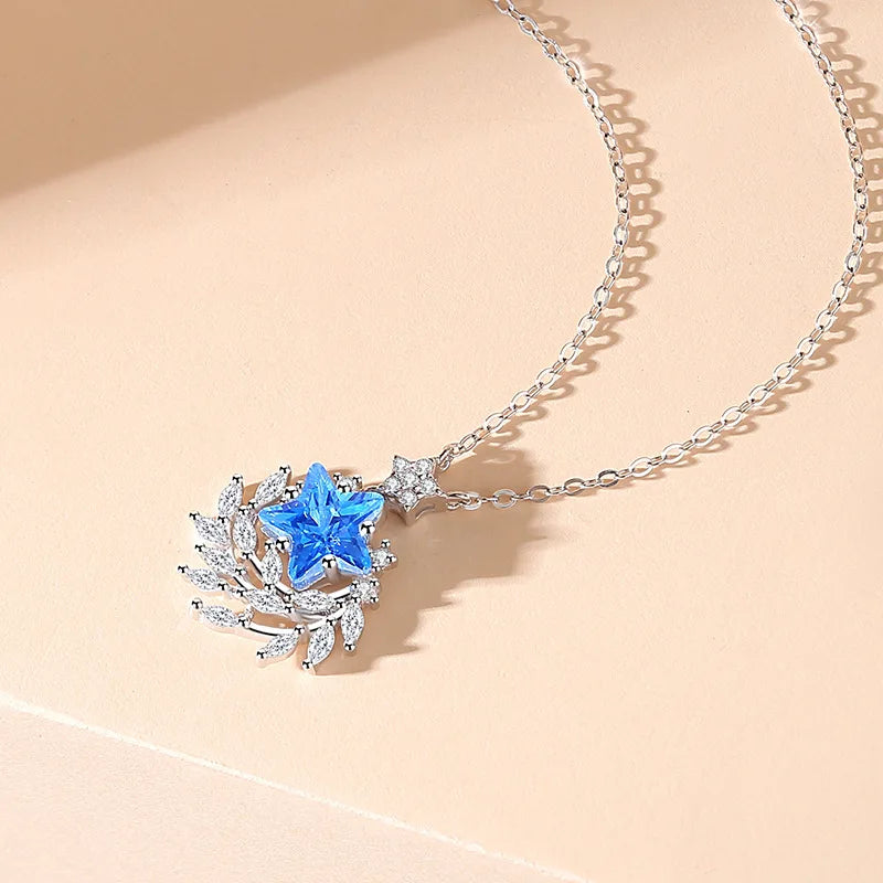 Azure Star Blush Necklace