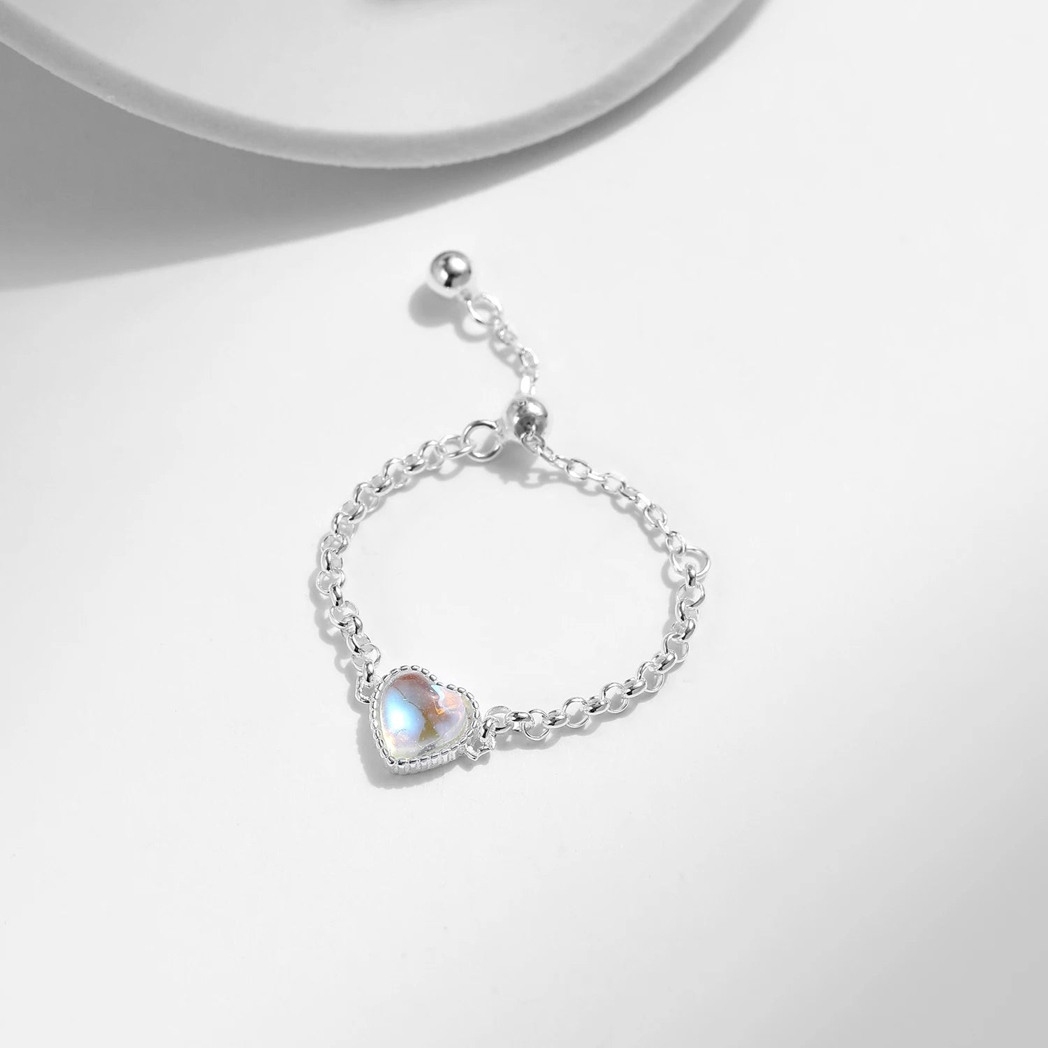 Linked By Love Chain Ring