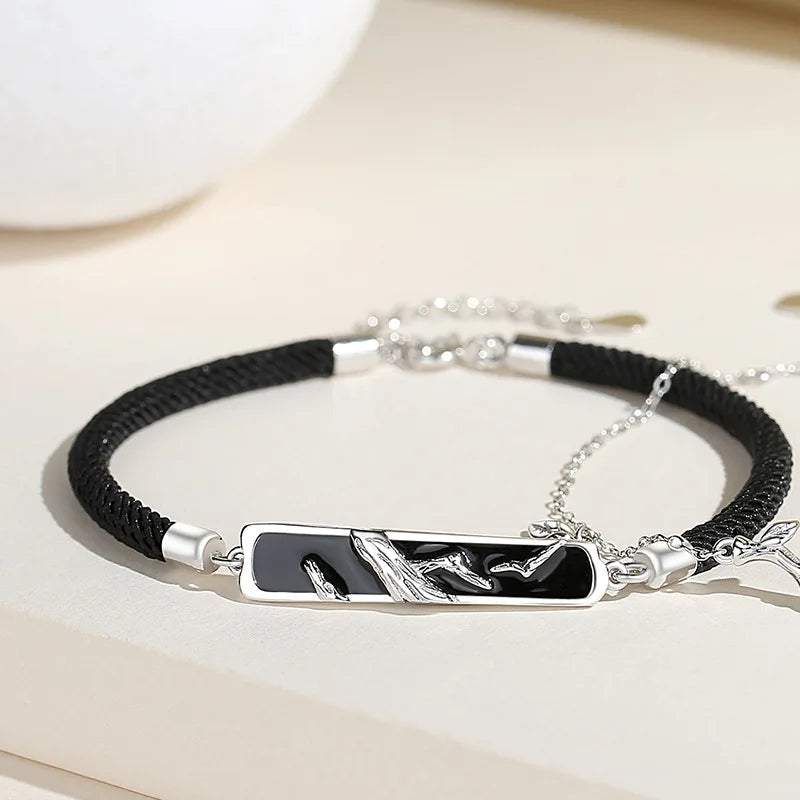 Branching Together Couple Bracelet