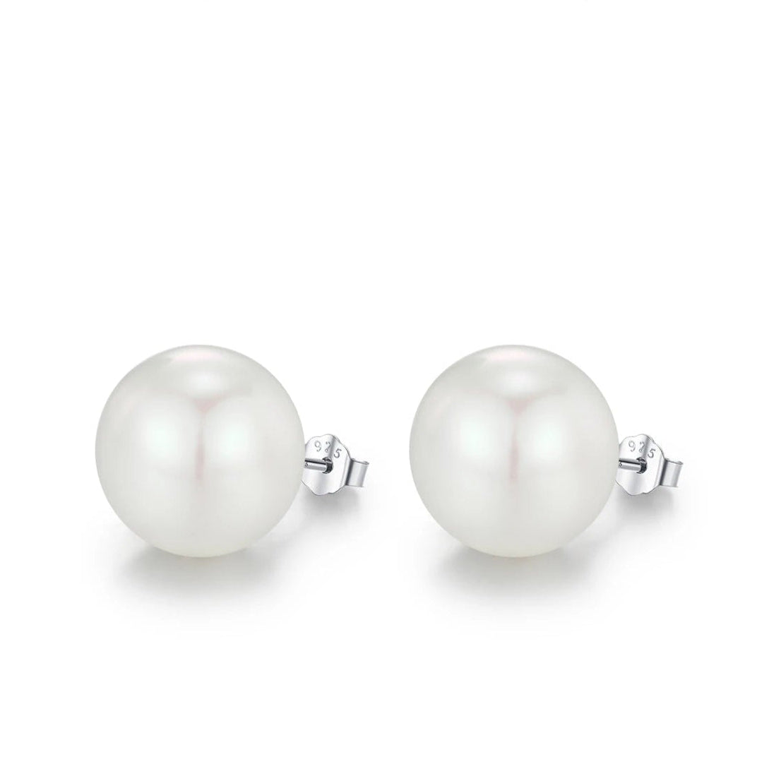 Gleaming Pearl Studs