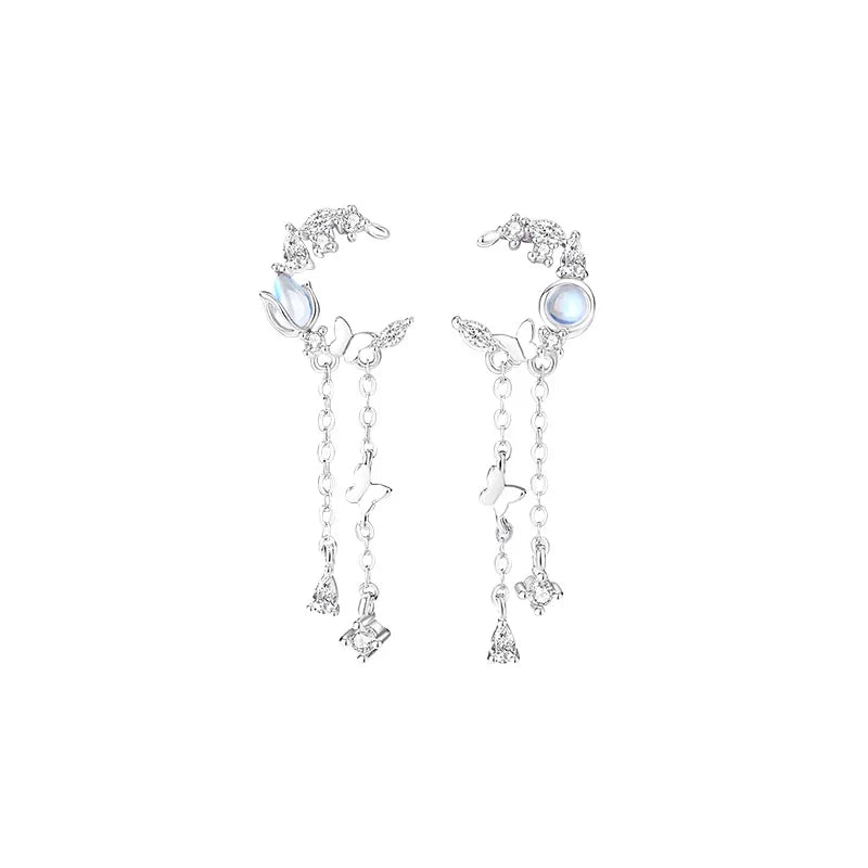 Flutter Glow Tassel Earrings