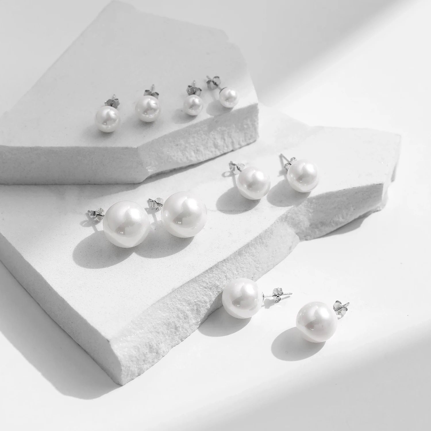 Gleaming Pearl Studs