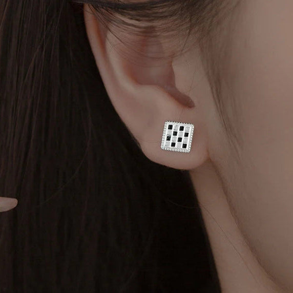 Chess Charm Studs