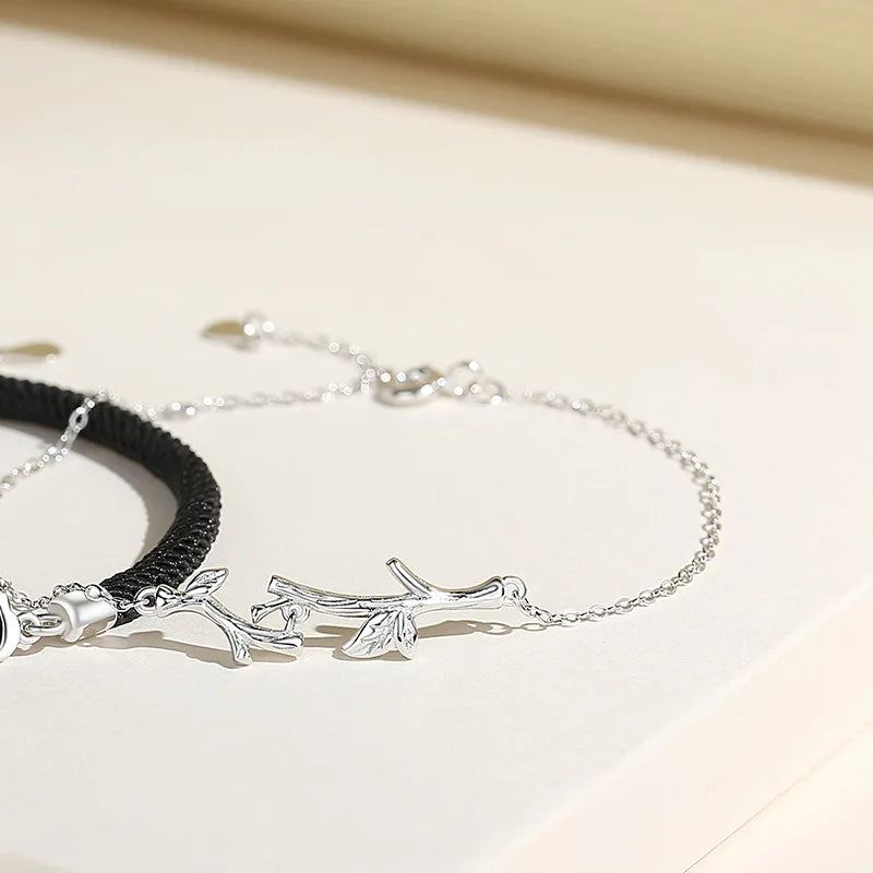 Branching Together Couple Bracelet
