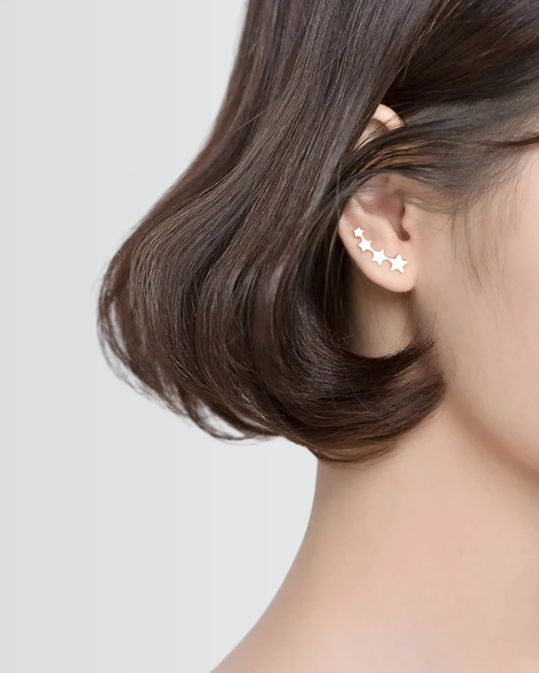 Shooting Stars Ear Climbers - Silver Earrings by BLINGLANE