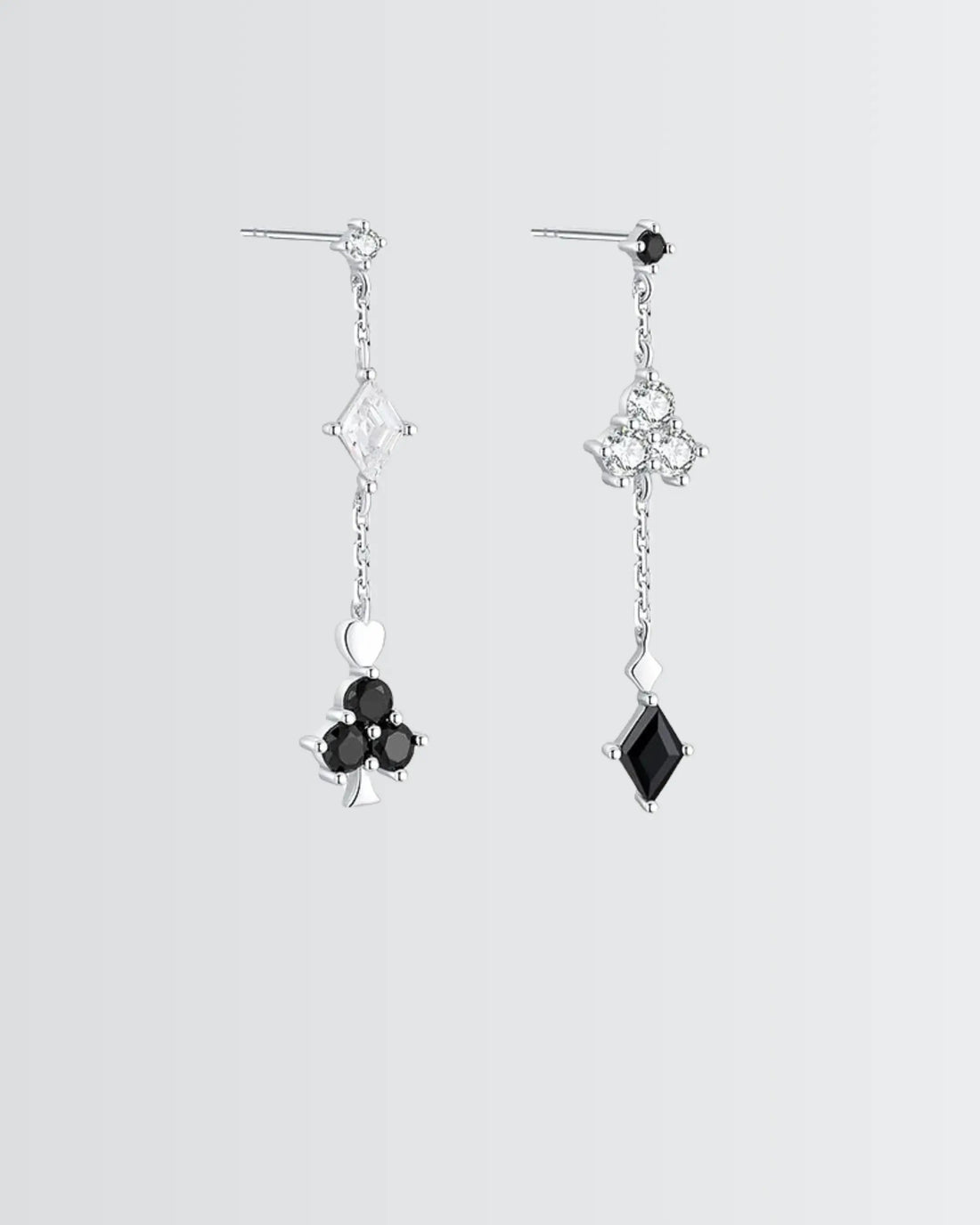 Stacked In Style Elite Earrings - Silver Earrings by BLINGLANE