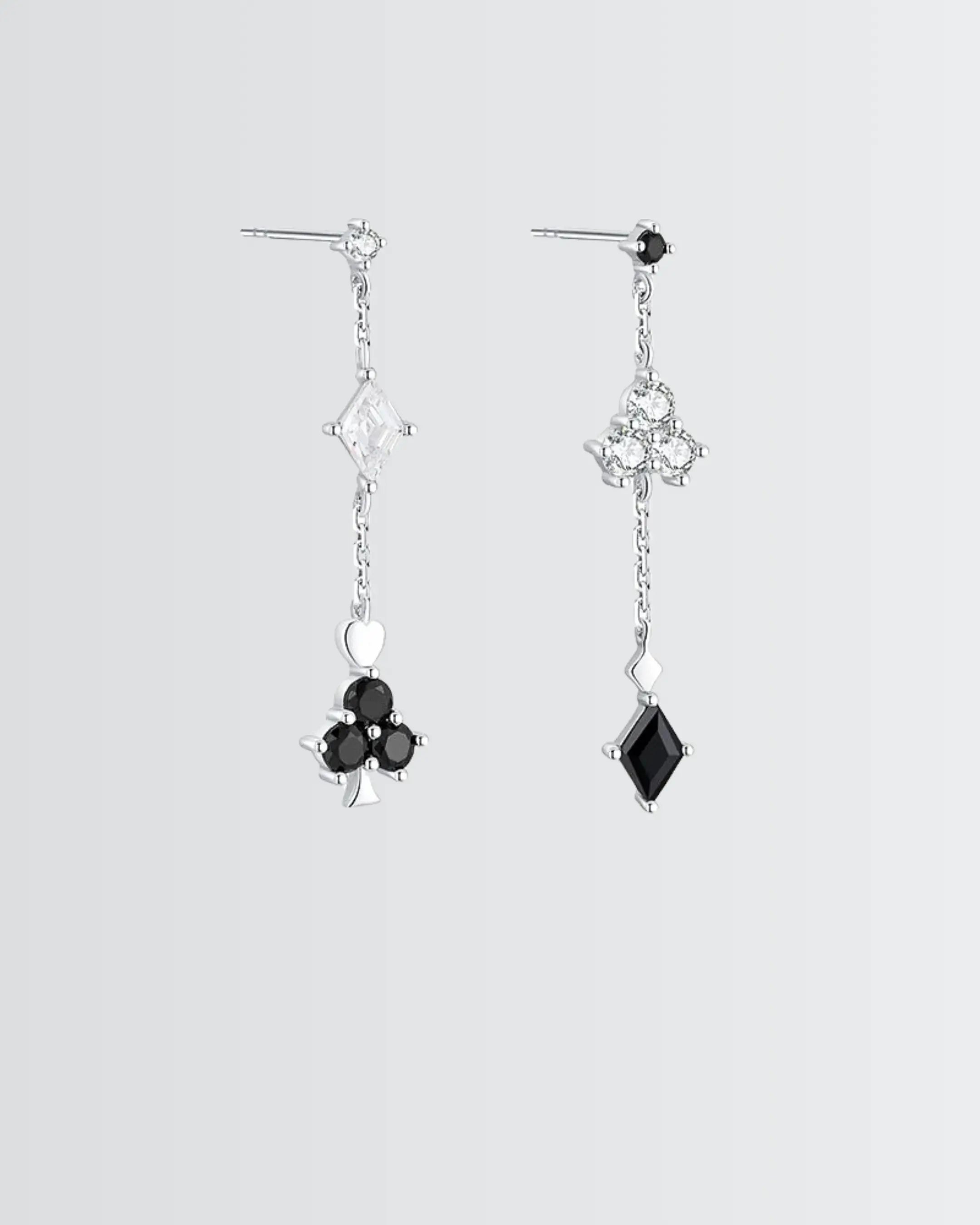 Stacked In Style Elite Earrings - Silver Earrings by BLINGLANE