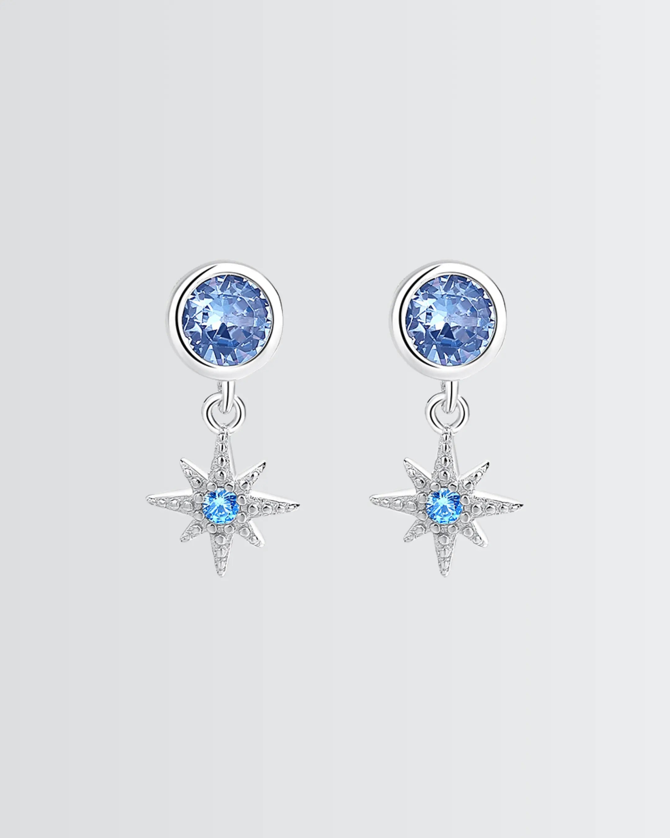 Starlit Soul Earrings - Silver Earrings by BLINGLANE