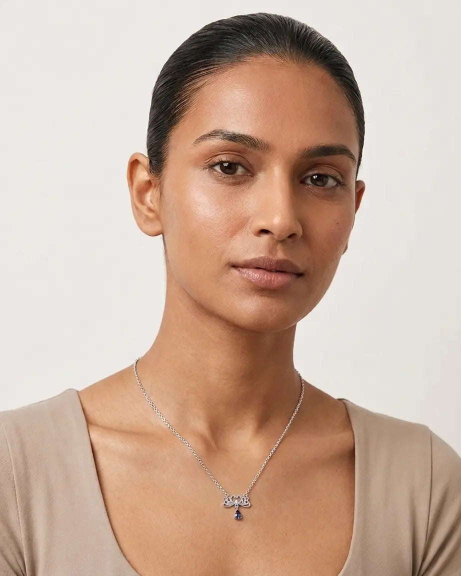 Stronger Side By Side Couple Necklace - Silver Necklace by BLINGLANE