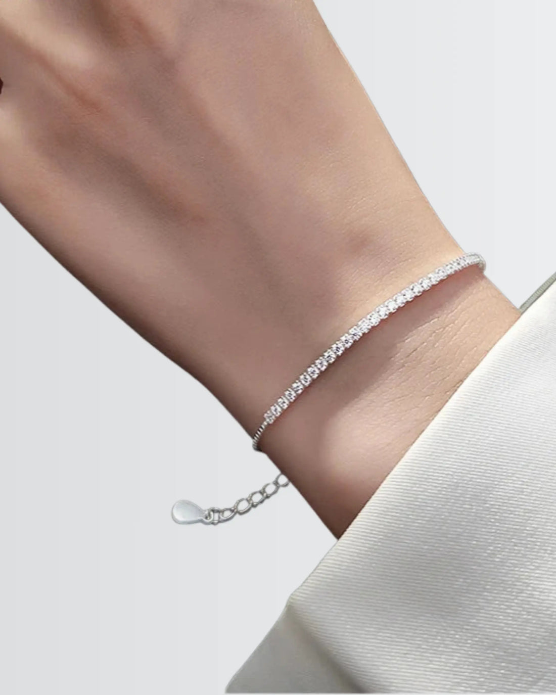 Struck By Shimmer Bracelet - Silver Bracelet by BLINGLANE