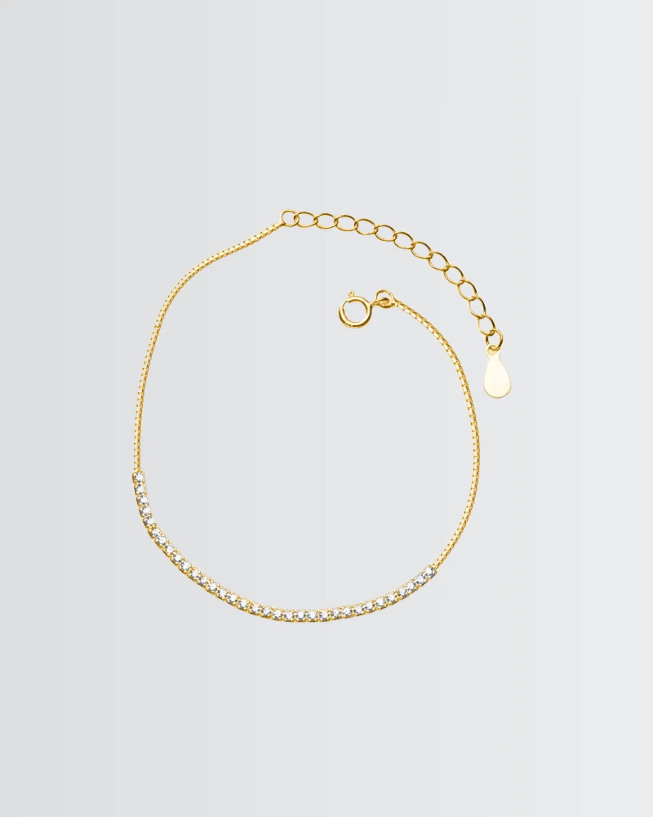 Struck By Shimmer Bracelet - Silver Bracelet by BLINGLANE