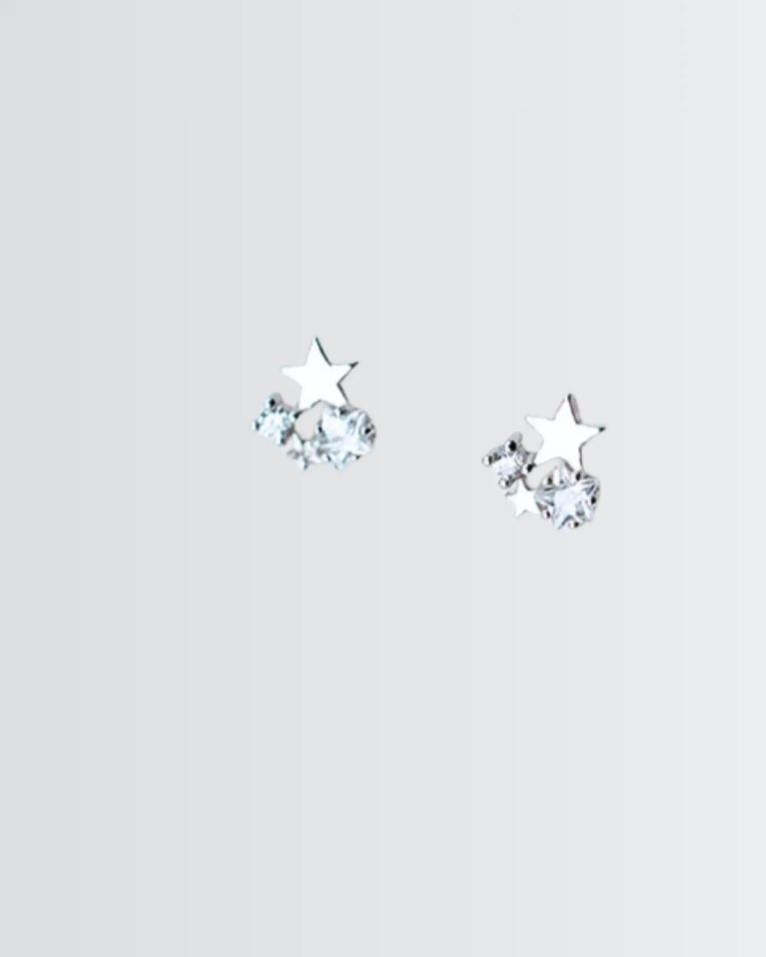 Tiny Twinkles Mini Studs - Silver Earrings by BLINGLANE