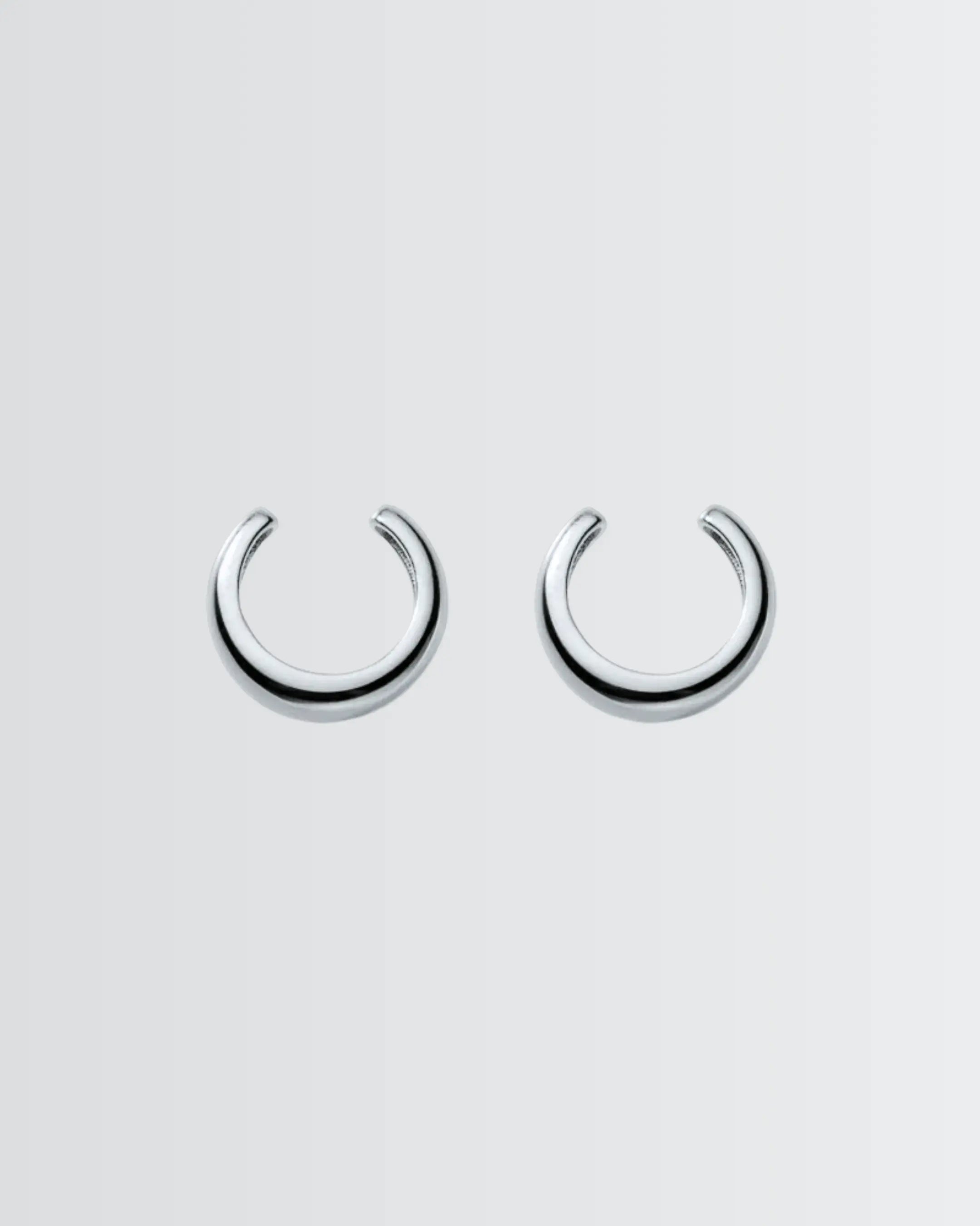 Twilight Hug Ear Cuffs - Silver Earrings by BLINGLANE