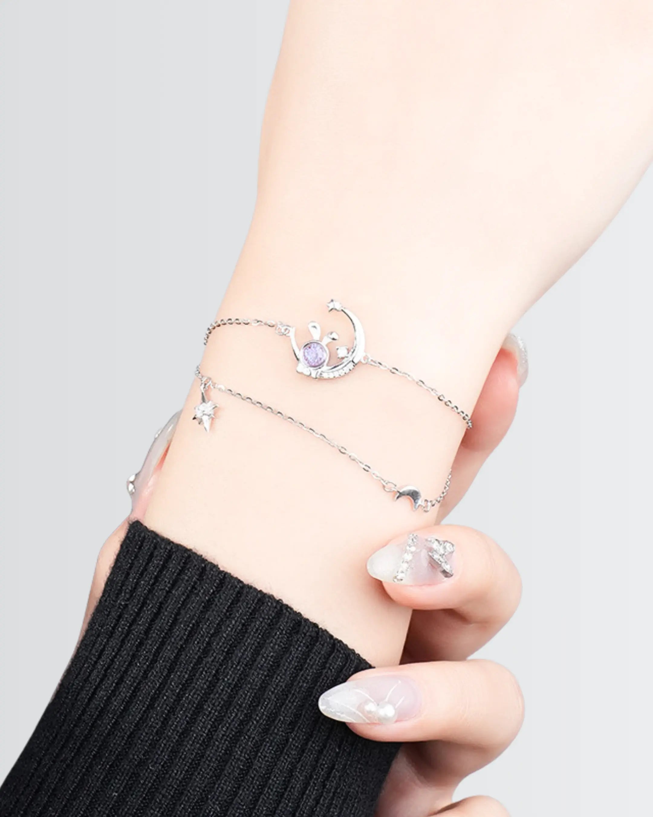 You Make My Heart Hop Bracelet - Silver Bracelet by BLINGLANE