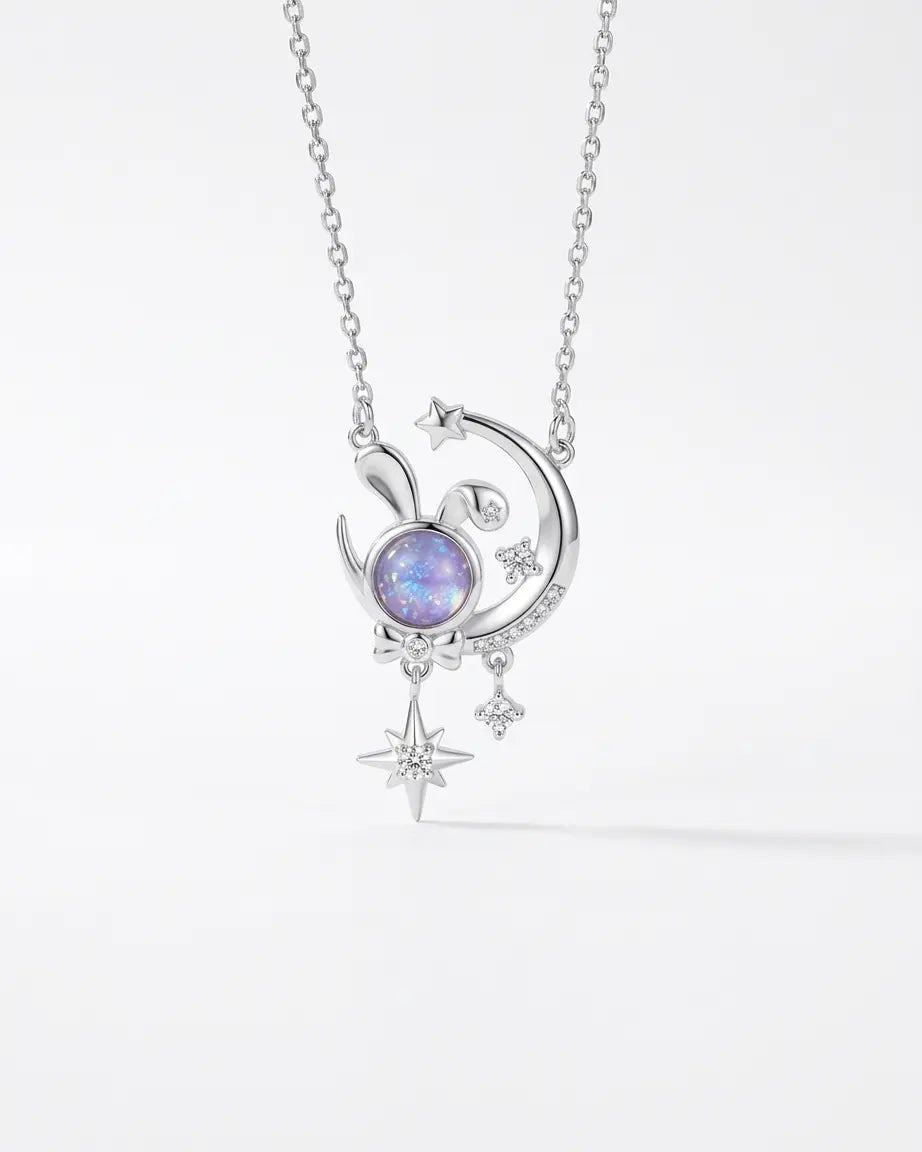 You Make My Heart Hop Necklace - Silver Necklace by BLINGLANE