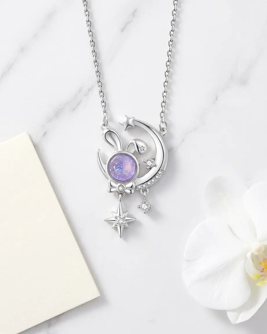 You Make My Heart Hop Necklace - Silver Necklace by BLINGLANE