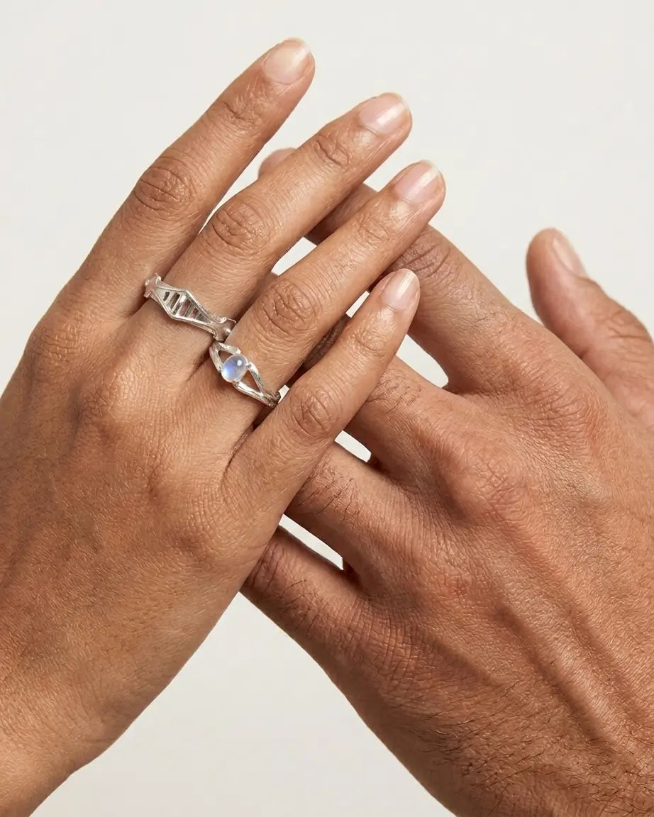 Your Knight in Shining Armor My Princess Love Bands - Silver Rings by BLINGLANE