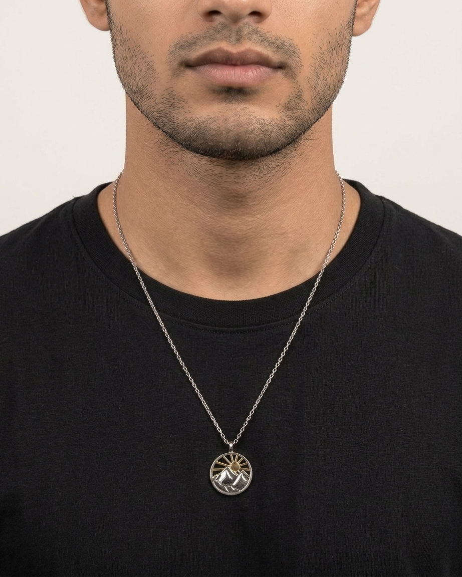 Chasing Horizons Together Couple Necklace