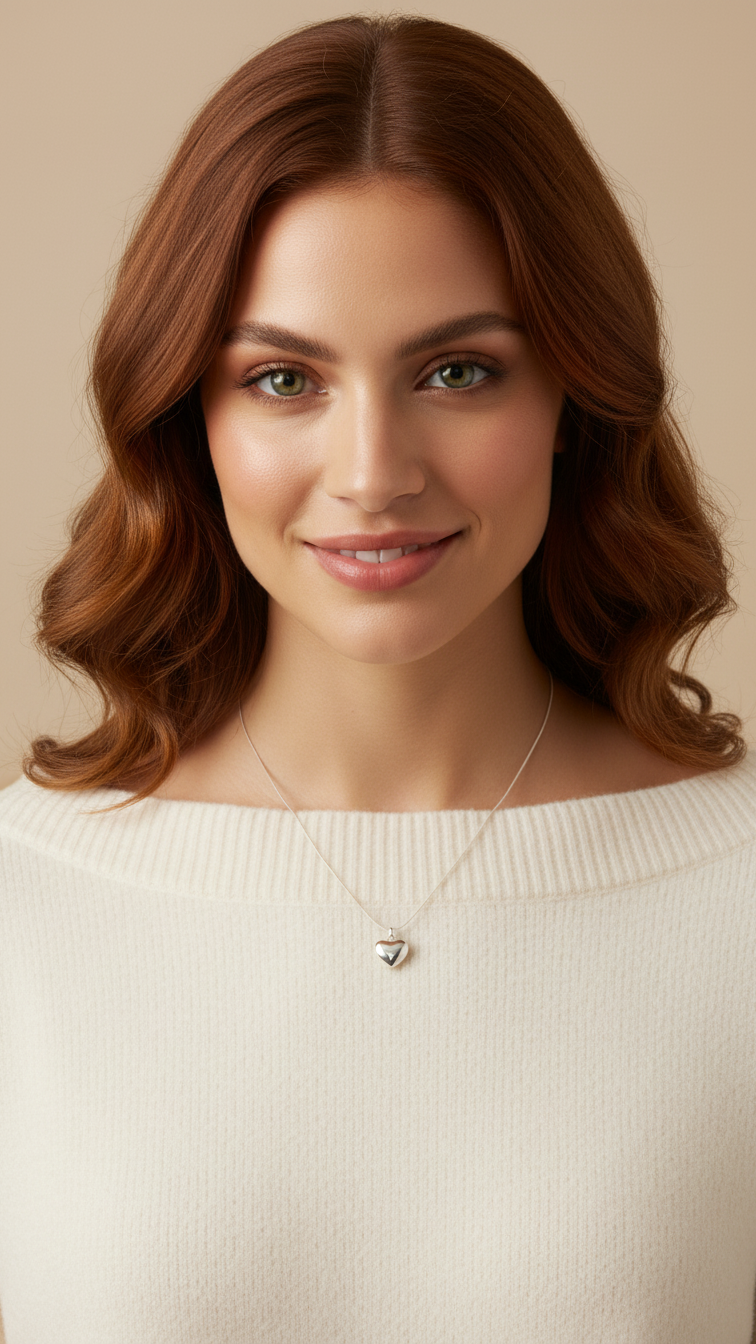 Too Bold To Break Heart Necklace