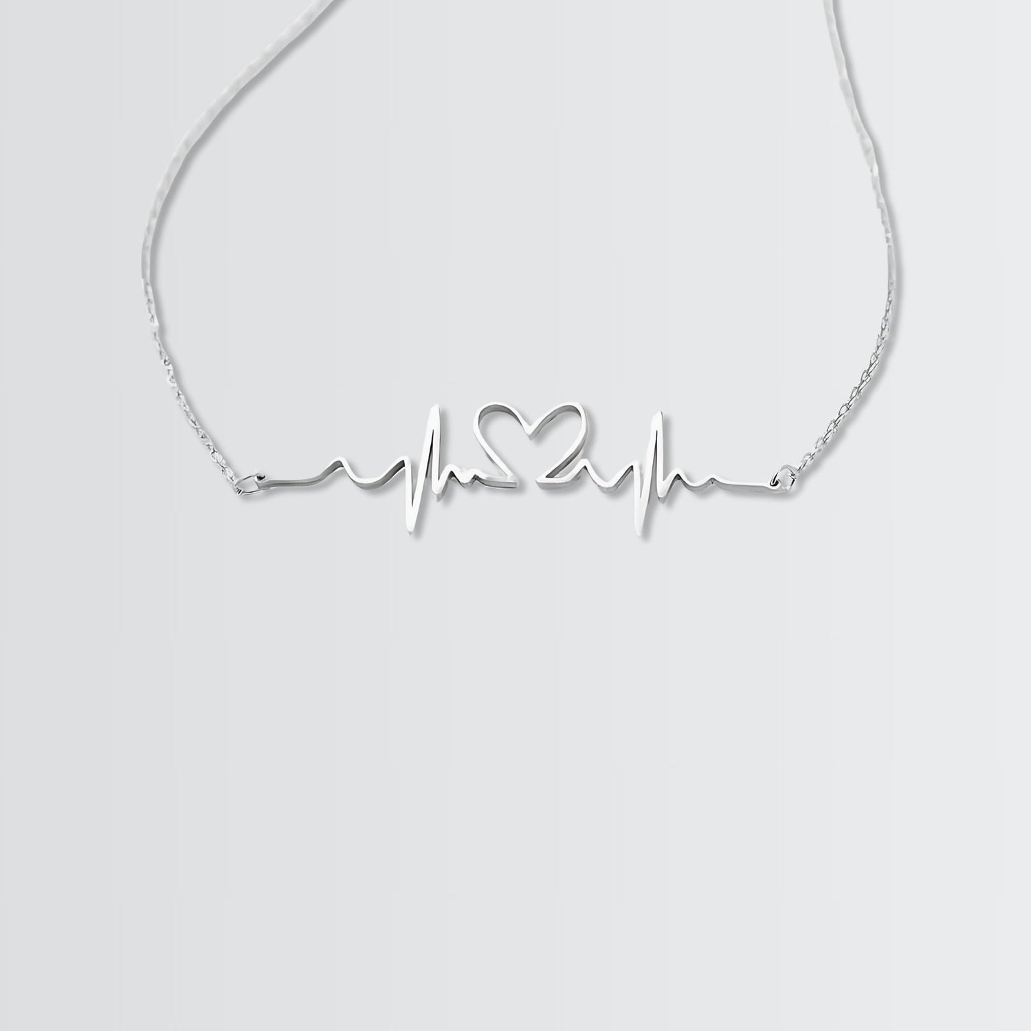 Personalize Your ECG Heart Lifeline Necklace