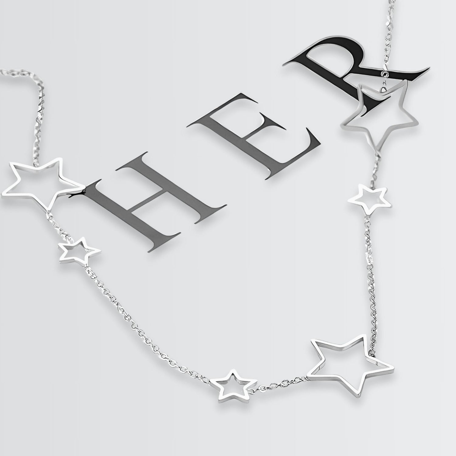 Collar de estrellas centelleantes