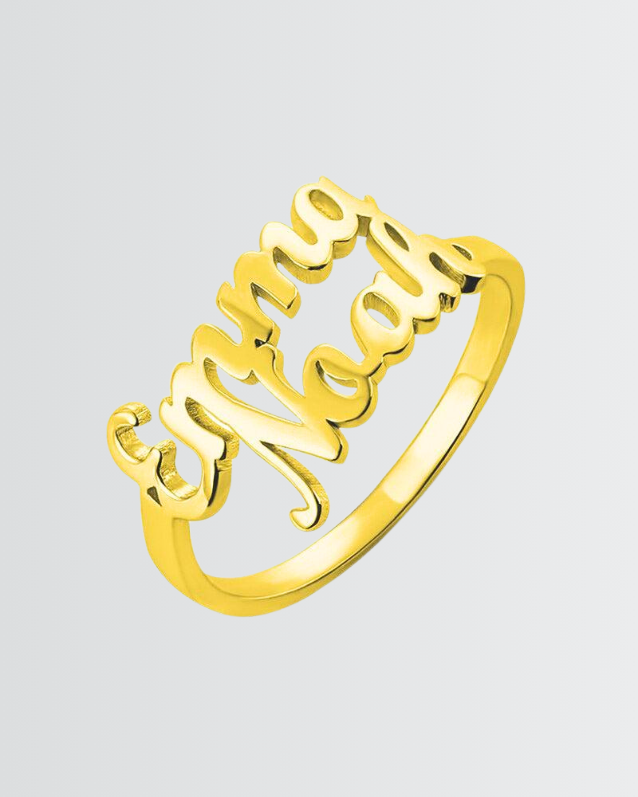 Personalize Two Names Ring