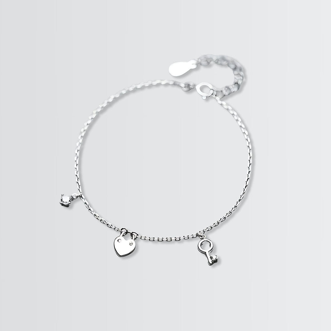 Key to My Heart Charms Bracelet