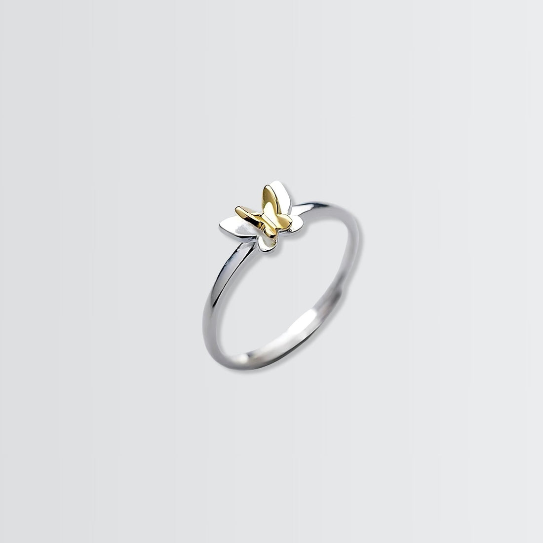 Bague papillon minimaliste