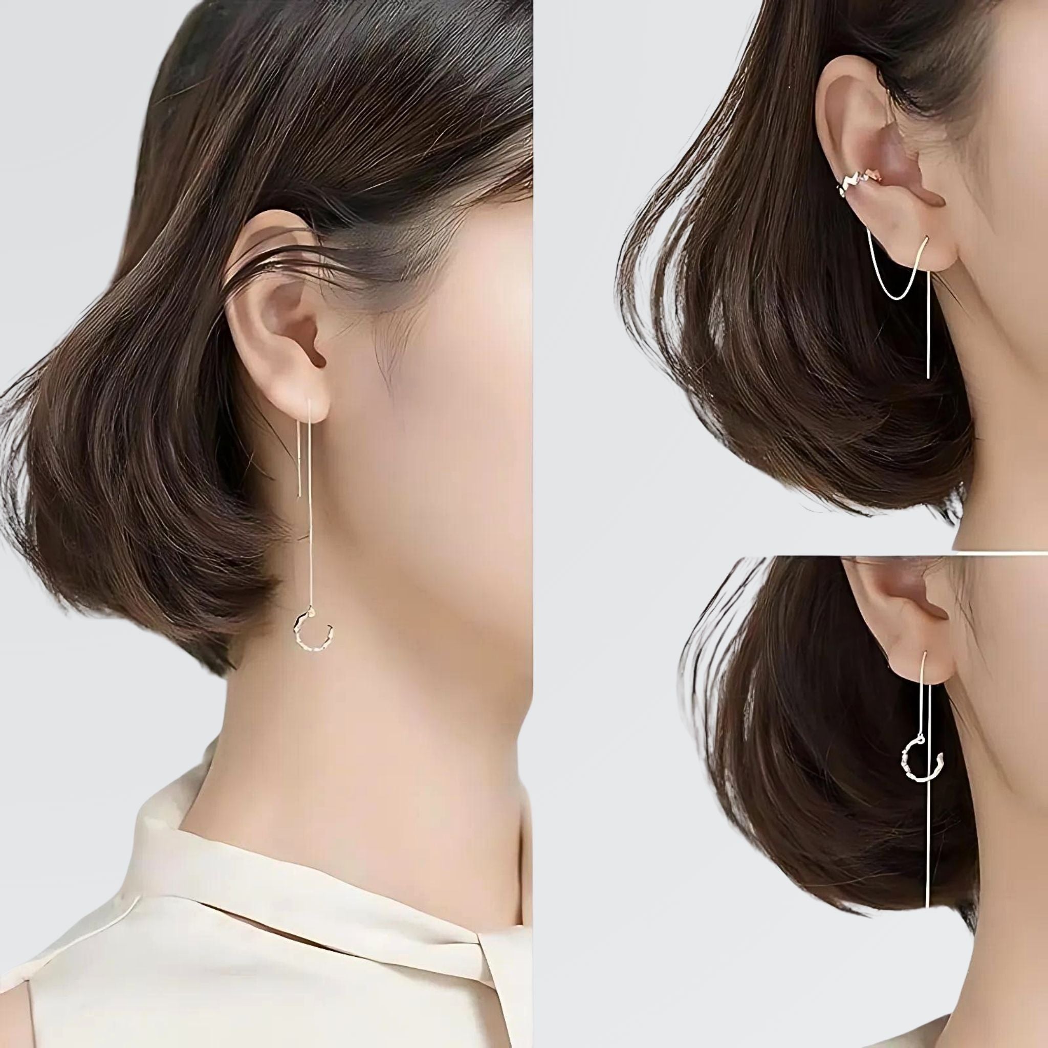 Trendsetting Wave Earrings