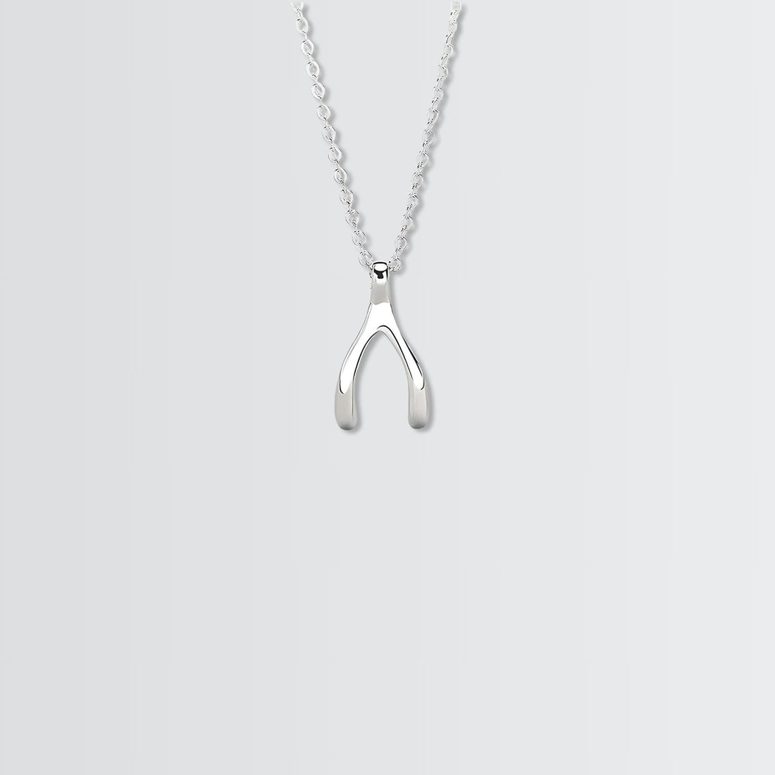 Elegant Wishbone Minimal Necklace