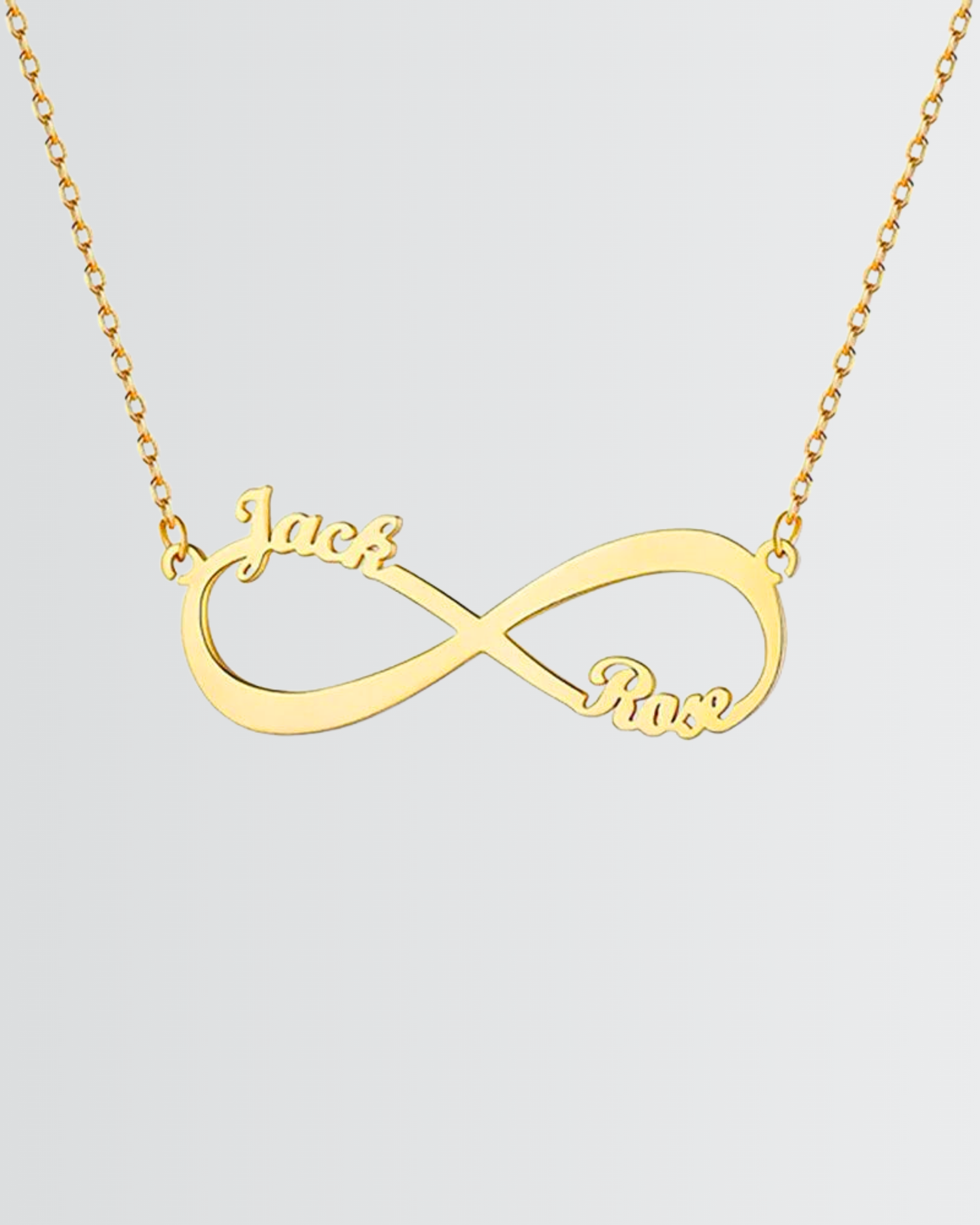 Personalize Your Names Infinity Necklace